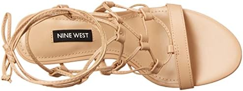 Nine West Women's MIX3 Heeled Sandal, Blush, 8.5 | Image 4