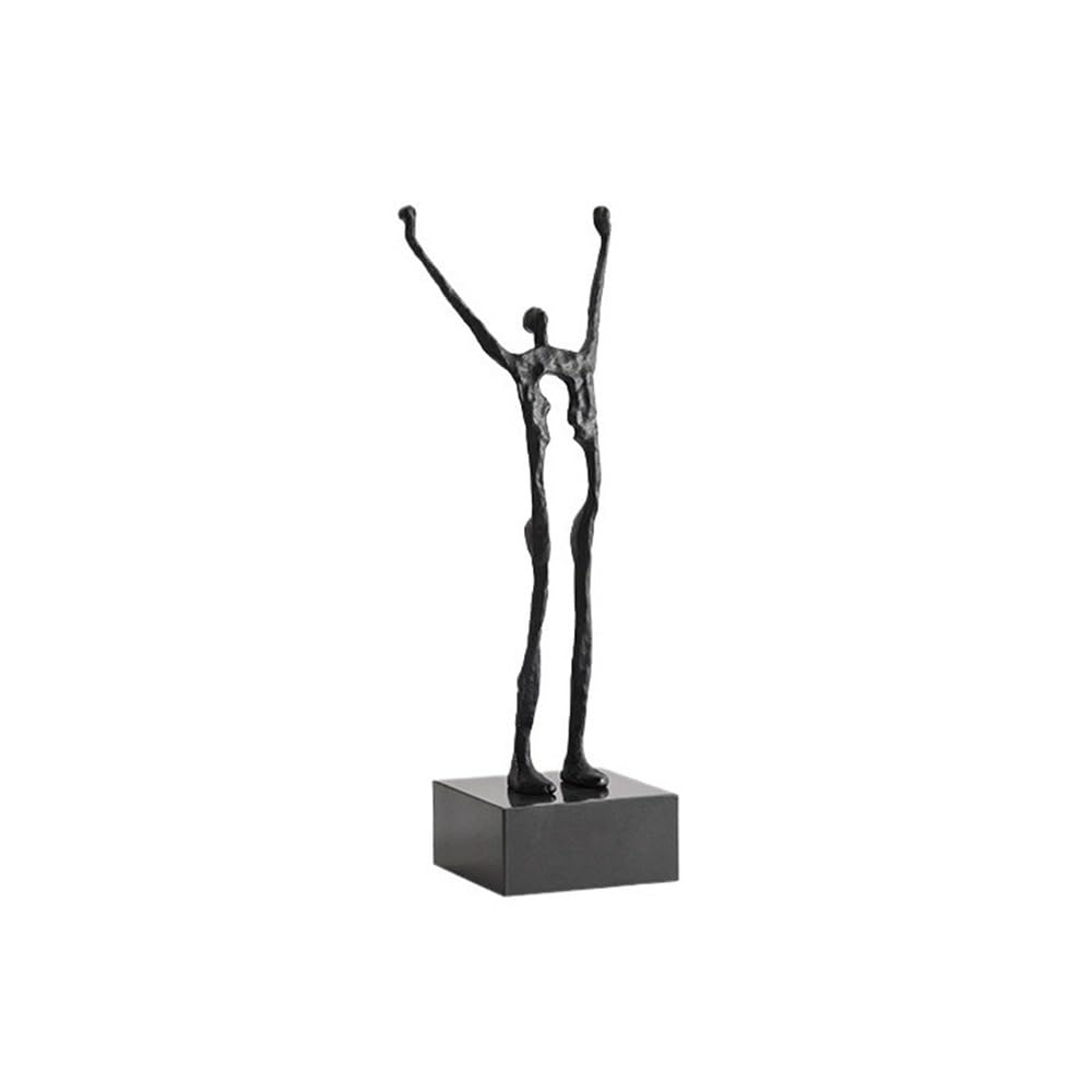 DFHS46JK Table Decorations Art Display Cabinet Abstract Sculpture Metal Crafts Office Decorations Art Statue