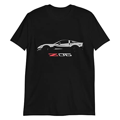2013 Z06 C6 Vette Silhouette Custom Car Club T-Shirt