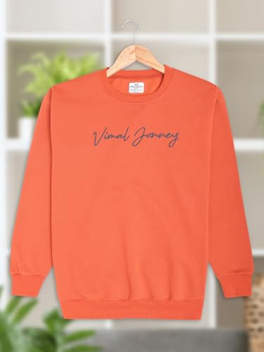 Image of Mack Jonney Fleece Regular Fit Printed Round Neck Sweatshirt for Men-MACK639320