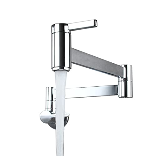 Robinet avec bras pivotant à double articulation pour grand évier - 2