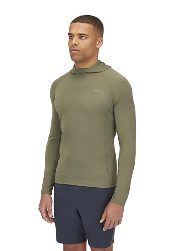 Rab Homme Sonic Hoodie Light Khaki L : Sweat Technique