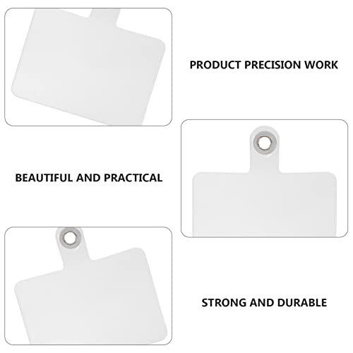 Mikikit Phone Lanyard Crossbody 150 Pcs Safety Crossbody Smartphones Lanyard Transparent Wallet For Coverage Pad Charms Compatible Adhesive- Finger Practical Free Tether Neck Keychain Phone Tabs #TOP7