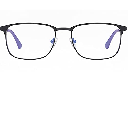 Óculos para Luz Azul Masculinos Armação de Metal Quadrado, Óculos planos, Joopin óculos de computado