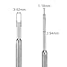2 Set Air Brush Tools, Needle Packing Nut or Valve Screw Replacement Repair Tool Airbrush Maintenance Tools, Airbrush Accessories for Double Action Air Brush Spray Gun Replace