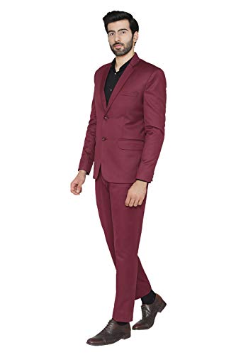 Image of WINTAGE Men's Polyester Cotton and Evening 2 Pc Suit