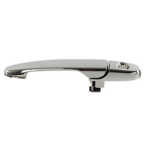 AUTEX Door Handle 80532 Chrome Exterior Front Left Driver Side Compatible with Lacrosse, Lucerne, Impala Compatible with Solstice G5 2005-2009 Compatible with Impala 07 08 09 10 11 12 13 Door Handle
