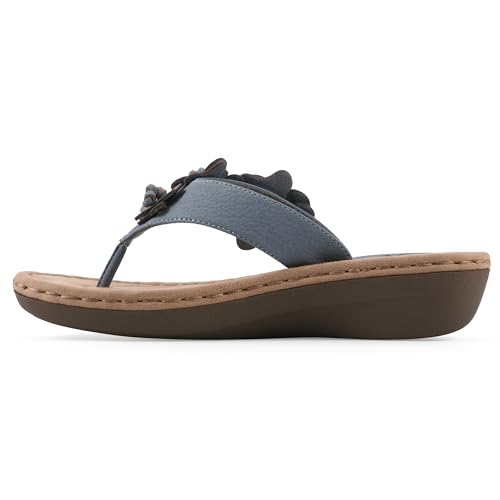 Image of Cliffs by White Mountain Women's Cushioned Cassilia Floral Sandal