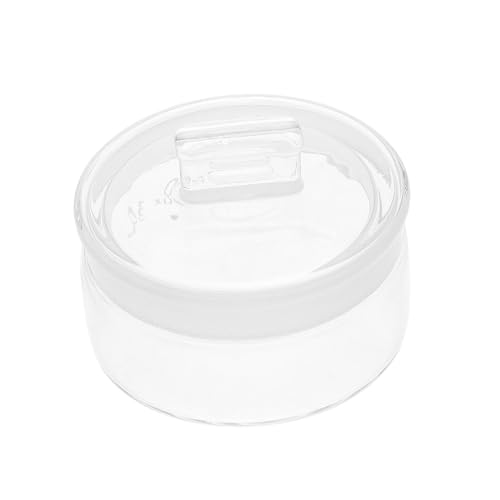 FUNOMOCYA Flat Weighing Bottle Glass Lab Bottle Tall Shape for Moisture-sensitive Chemicals