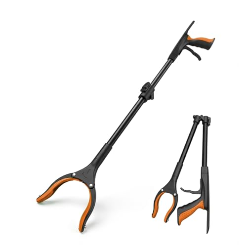 Grabber Reacher Tool, 32" Grabbers for Elderly, Orange