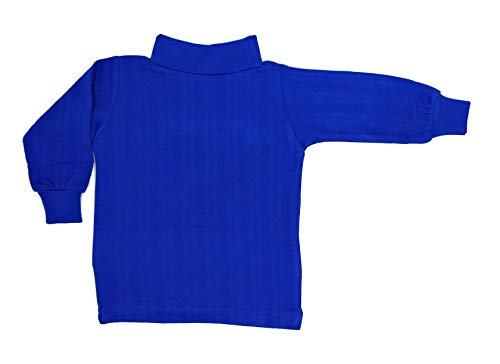 Image of Tangy Kids New Born Infant Baby Boys and Baby Girls Full Sleeves Turtle High Neck Skiwi in Plain Solid Color