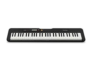 Casio Casiotone CT-S200 – 61-Key Portable Keyboard for Beginners | 400 Tones, 77 Rhythms, LCD Display, Dance Music Mode, USB-MIDI, Stereo Speakers | Includes Power Supply & Music Rest | Black