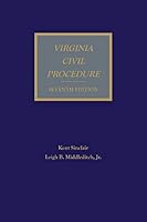 Virginia Civil Procedure 1663304688 Book Cover