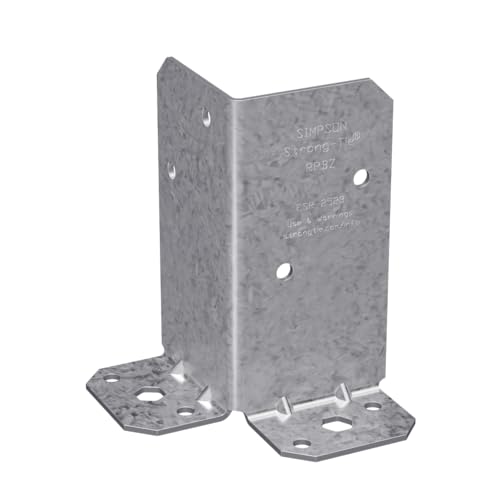 Simpson Strong-Tie RPBZ RPBZ ZMAX Galvanized Retrofit Post Base for Double 2x4 (Pack of 12)