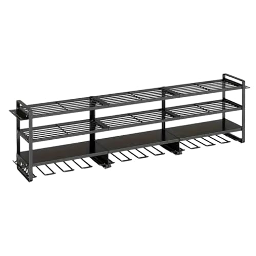 4-poziomowy montowany na ścianie elektronarzędzi Heavy Du Metal Tool Sto Rack z bocznym rac do Ga & Worhop Easy Inll bezprzewodowy uchwyt wiertarski