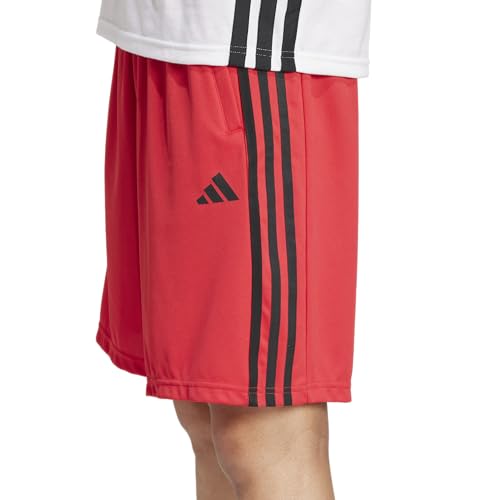 Image of adidas Tr-ES PIQ 3Sho Men Blue Training Shorts Size -