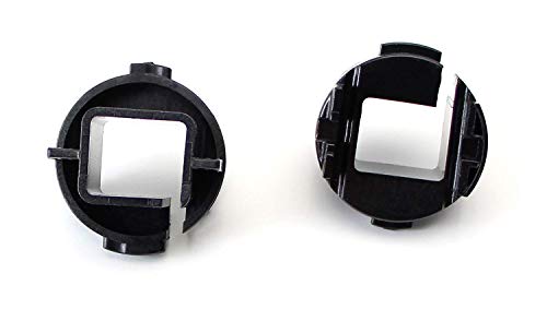 Ijdmtoy (2) H7 Xenon Or Led Bulbs Holders Adapters Compatible With Kia Forte Koup Or Kia Rio Halogen Headlamp Installing Xenon Headlight Kit #TOP3