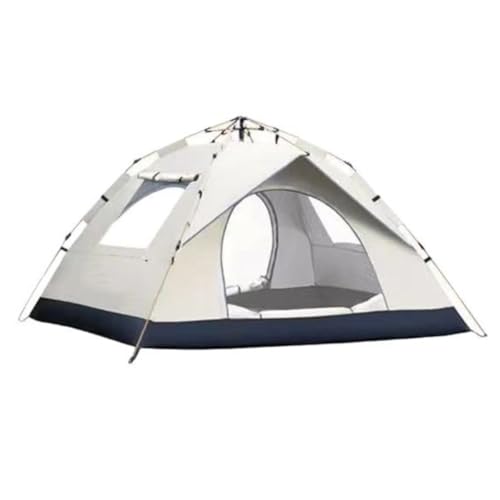 Cutdred 防風防水 耐水圧3000mm キャンプ ピクニック 四面メッシュ 超軽量 収納袋付き シルバーコーティング 自動開閉 5秒設営 UV高遮光 防災 家族の思い出を守る 流砂ゴールド 人気カラー ワンタッチテント 2-3人用 (流沙金,200*