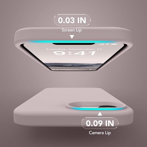 Image of Magnetic for iPhone 17e /iPhone 16e Case, Compatible with MagSafe, [Soft Anti-Scratch Microfiber Lining] Slim Silicone Shockproof Protective Phone Case for iPhone 17e /16e 6.1 inch, Hazel