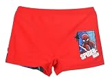 Spiderman, Boxer Maillot De Bain Garçon (Rouge,6 Ans)