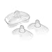 MAM Breastfeeding Nipple Shields with Sterilizing Storage Case, Size 1 Small 17mm, 2Count, 17 mm, Clear