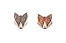 BeWooden | Brosche aus Holz | Verschiedene Sets | Einzigartiges Design | Hergestellt im Herzen Europas (Wolf & Fox)