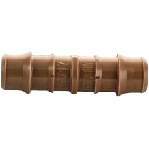 Netafim 17mm Techline Insert Coupling - Drip Irrigation Barbed Insert Connector 5 PCS | Compatible with 1/2" Drip Line Tubing | Easy Install | Precision Garden Watering 00135-000820