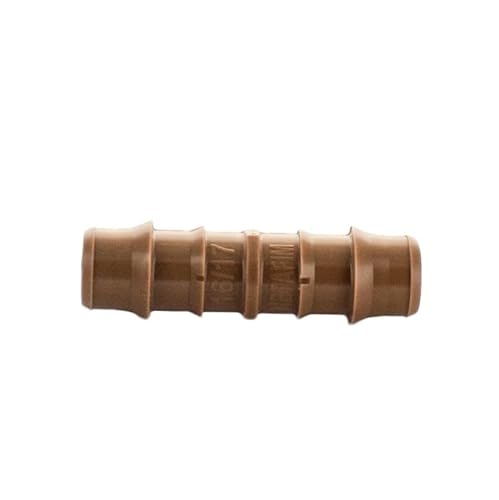 Netafim 17mm Techline Insert Coupling - Drip Irrigation Barbed Insert Connector (25 PCS) | Compatible with 1/2" Drip Line Tubing | Easy Install | Precision Garden Watering (00135-000820)