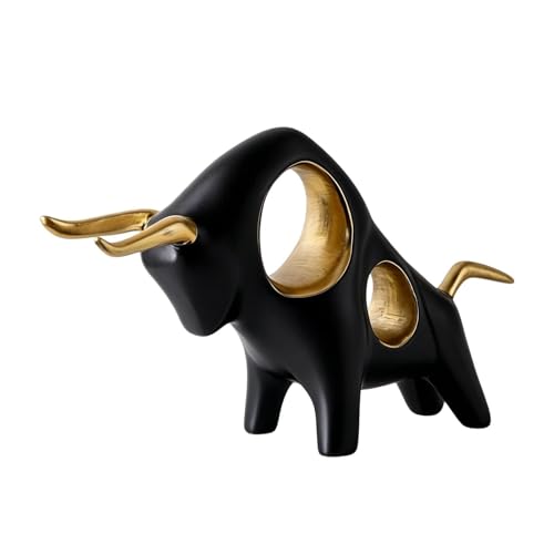 Statue de taureau pour décoration de maison, idée cadeau originale
