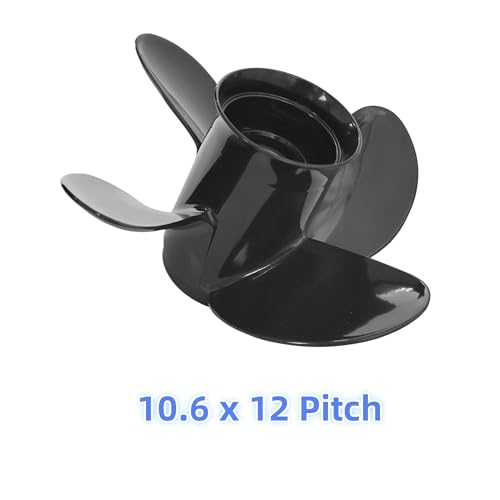 Image of 10.6 X 12 Aluminum Propeller Compatible for Mercury Outboard 25-70 HP