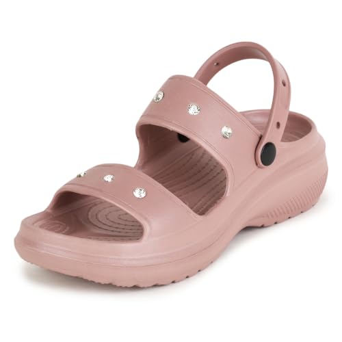 Image of TRASE Clogs Double Strap for Women | Back Strap Stylish | Comfortable, Light Weight Stylish | Anti-Skid | Everyday & Waterproof Use Mules