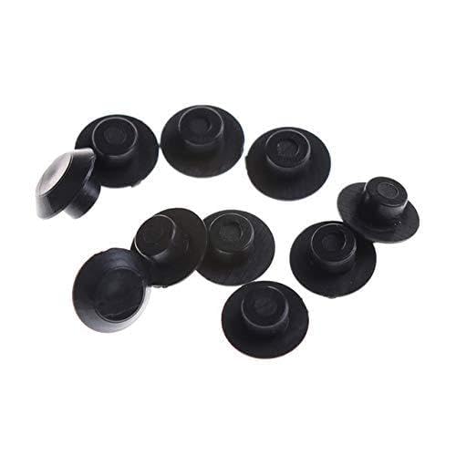 KEDSM 10 piezas M4 M5 M6 M8 M10 M12 M24 tapas de protección de cúpula de tuerca de perno cubiertas de plástico hexagonal expuesto (Color: M5)