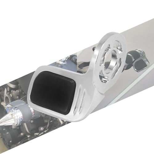Repose-poignet moto chromé réglable accessoire de confort pour guidon custom