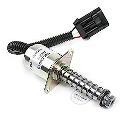 Fuel Shut Off Solenoid Switch Compatible with Bobcat Skid Steer, 12V Stop Shut Down Solenoid Kit 6681513, for 751 753 763 773 643 743 S150 S160 S175 S185 T190