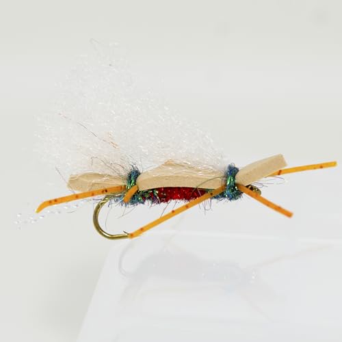 Kit com 16 moscas Chubby Chernobyl Ant Fly Fishing Fly Assortment Trout Bass Pike Baitfish Fishing S