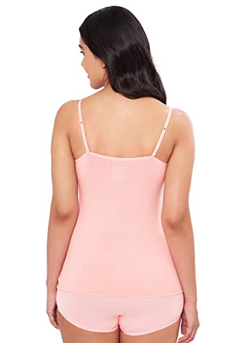 Image of Amante White Women Spaghetti Strap Modal Camisole