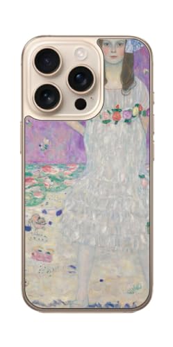 ClearView iPhone 16 Pro用 プリント 背面 保護 フィルム 日本製 名画シリーズ グスタフ クリムト メーダ・プリマヴェージの肖像