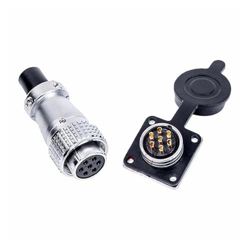 Prise mâle femelle PLS-16 raccordement 7 broches 16 mm pour câbles audio