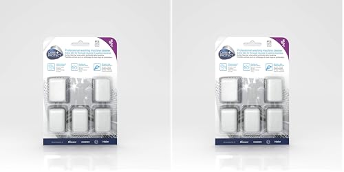 CARE + PROTECT Tabletas de Limpieza para Lavadora, Filtros y Cesta, Elimina la Suciedad y los Olores, 5 Tabletas, Aroma a Lavanda (Paquete de 2)