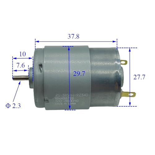 Micromoteur électrique 385 DC 24V pour modélisme et impression 3D - 2