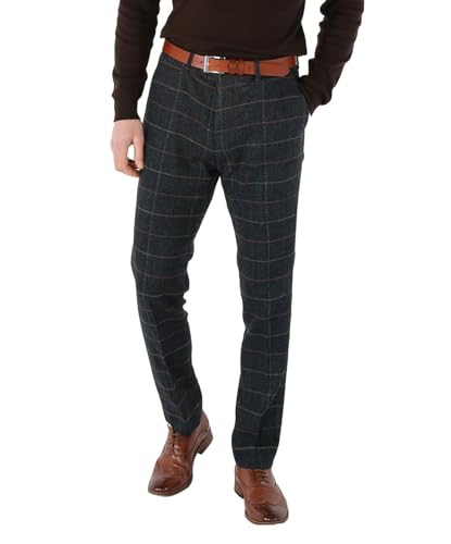 Pantalon de costume bleu marine SIRRI idéal pour mariages habillés et réunions d'affaires