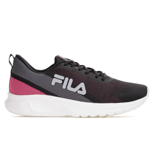 Tenis Fila Vector Feminino, Black/Graphite/Azalea, 36
