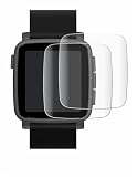 brotect 3D Curved Screen Protector Compatible with Pebble Time 2 2026 2 Pack - Full Screen Coverage