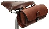 Gusti Satteltasche Leder - Raymond P. Fahrradtasche Zubehör Fahrrad Diebstahlsicherung Sattel Vintage Retro Diebstahlsicher Braun
