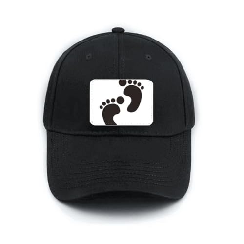 Casquette de baseball réglable noire chapeau de protection animaux brodé