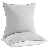 SONGMICS HOME Kopfkissen 2er Set, beidseitig verwendbar, 80 x 80 cm, Kissen,...