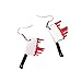 Generic 1 Paire Boucle D' oreille Halloween Charrient Amusant Sanglante Couteau Acrylique Balancent Boucles D' oreilles Oreille Bijoux Gouttes Pour Les Oreilles pour Les Femmes Halloween