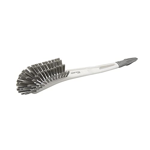 ESCOVA DE MAMADEIRA PREMIUM CINZA E BRANCO, Clingo, Cinza/Branco