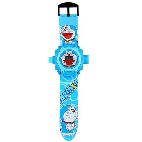Image of Acnos Brand- Digital 24 Images Projector 7 Character Watch for Kids Boys Rubber Material Watch Diwali Gift Birthday Return Gift Best Digital Toy Watch for Boy's Girl's