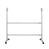 Generisch Mobiles, höhenverstellbares Whiteboard mit Rollen und doppelseitiger magnetischer Whiteboard-Oberfläche für Klassenzimmer und Homeoffice